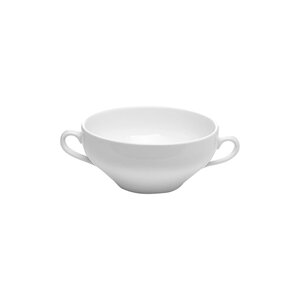 Чашка бульонная «Кунстверк»фарфор;400мл; D=123, H=55, L=173мм; белый, Kunstwerk, QGY -