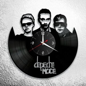 Часы из виниловой пластинки Depeche Mode