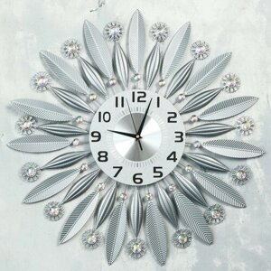 Часы настенные, серия-Ажур, "Новелла", d-60 см, циферблат-22 см