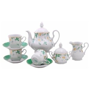 Чайный сервиз на 6 персон 15 предметов Leander "Мэри-Энн /Зеленые листья"157940