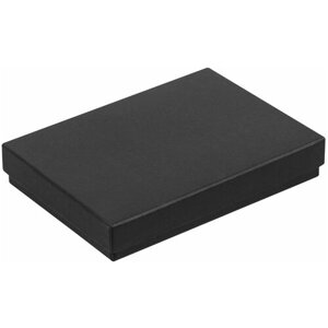 Черная подарочная коробка для упаковки 17х13х3 см, набор для праздника