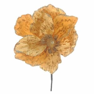 Цветок искусственный, 24x24x15 см (цвет: оранжевый)