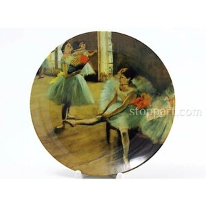 Декоративная тарелка Эдгар Дега Балерины в танцевальном классе