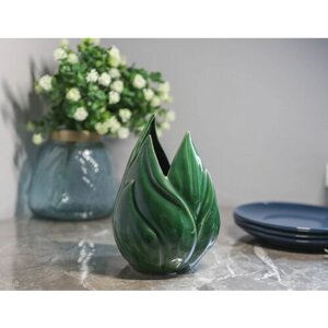 Дизайнерская керамическая ваза нуова вита, малая, 19 см, EDG 014839-86