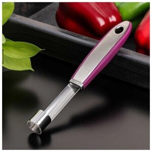 Доляна Нож для сердцевины Доляна Blаde, 21 см, ручка sоft - tоuch, цвет фиолетовый