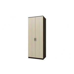 Двухстворчатый Шкаф для одежды в прихожую, спальню или гостиную 80см венге/белфорд - СМ0108