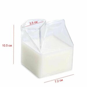 Емкость для молока стеклянная 250 мл. коробка", 22021142