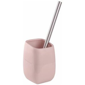 Ершик для туалета Wess "Brillar" pink, с подставкой, цвет: розовый. G79-87