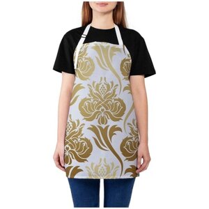 Фартук кухонный JoyArty "Золотой цветок", универсальный размер для женщин и мужчин
