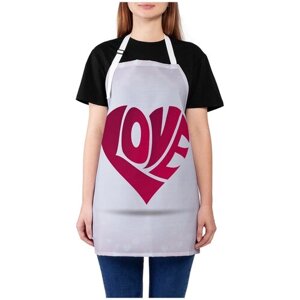 Фартук женский для готовки JoyArty "Любовь в сердце", универсальный размер
