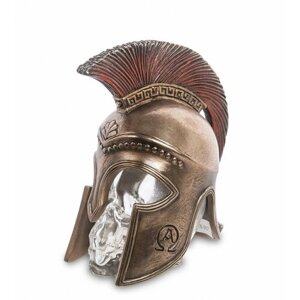 Флакон "Спартанский шлем на стеклянном черепе"Veronese) WS-1027