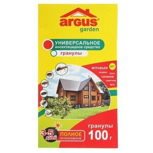 Гранулы Argus Garden от муравьев (домашних и садовых), мух, блох, тараканов, 100 г. В упаковке шт: 2
