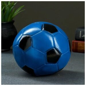 Хорошие сувениры Копилка "Мяч" сине-черный, 15х15х12см