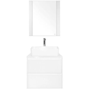 Комплект (гарнитур) Style line Мебель для ванной Style Line Монако 60 Plus, осина белая