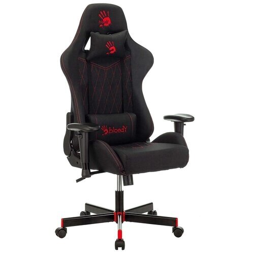 Компьютерное кресло Bloody GC-850 игровое, обивка: текстиль, цвет: черный