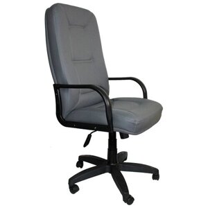 Компьютерное кресло Евростиль Пилот PL офисное, обивка: искусственная кожа, цвет: серый
