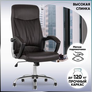 Компьютерное кресло STOOL GROUP TopChairs Tower офисное, обивка: искусственная кожа, цвет: чёрный