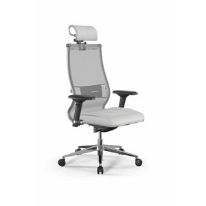 Компьютерное офисное кресло метта Samurai L2-6D - TS+Infinity /Kc00/Wm06/D04P/H2cL-3D (M26. B32. G25. W03) (Белый)
