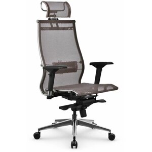 Компьютерное офисное кресло Metta Samurai S-3.051 MPES, Темно-коричневое