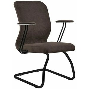 Компьютерное офисное кресло mетта SU-Мr-4/ подл. 079/осн. 008, Темно-коричневое