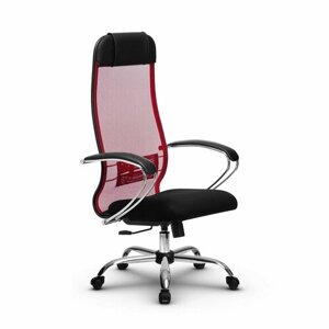 Компьютерное офисное кресло метта В 1b11/К131, Основание 17833, Красное/Черное