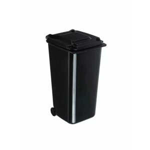 Контейнер для мусора в подстаканник 8х10х15.5 см, черный