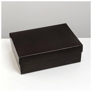 Коробка складная «Чёрная», 21 х 15 х 7 см