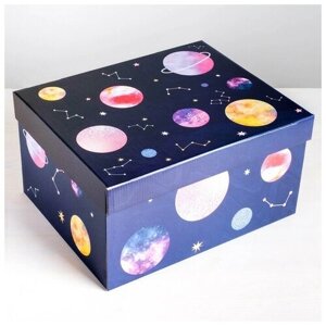 Коробка складная «Космос», 31,2 х 25,6 х 16,1 см