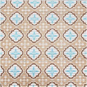 Коврик для ванной Вилина Преображение 7089-203PT-beige-blue, вспененный ПВХ, 0,65 x 15 м