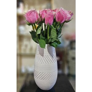 Красивая стильная ваза "Капучино" 25 см, декор для дома.