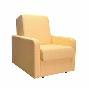Кресло кровать Оптима желтый Астра велюр 60х190 см