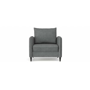 Кресло-кровать раскладное PUSHE Фьорд Smart 70, рогожка, серый Jazz 21
