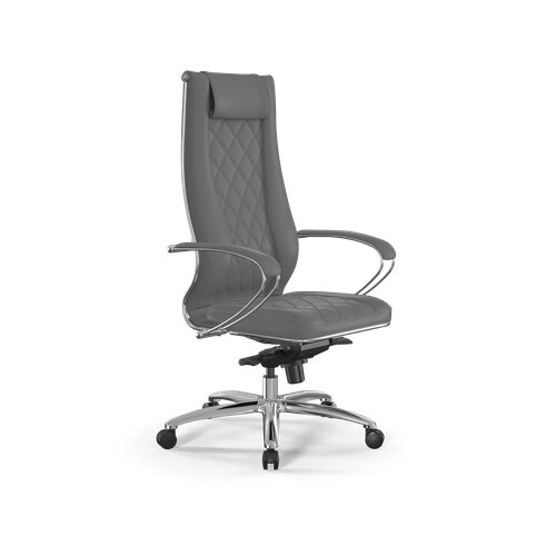 Кресло Samurai Infinity - Metta, кресло офисное, кресло компьютерное, кресло для дома и офиса, кресло самурай, кресло Metta (Серый)