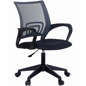 Кресло VB-Echair-396 (LT) сетка/ткань серый пластик