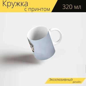 Кружка с рисунком, принтом "Котенок, киска, животные" 320 мл.