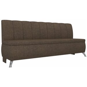 Кухонный прямой диван Кантри, Рогожка, Модель 100152