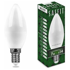 Лампа светодиодная LED 7вт E14 теплый матовая свеча | код. 55030 | FERON (10шт. в упак.)