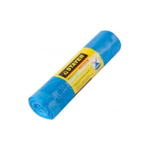Мешки для мусора "Stayer. Comfort" с завязками, особопрочные, голубые, 60 л (20 штук)