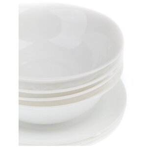 MILLIMI Набор столовой посуды 8пр (тарелка 17,5см - 4шт, салатник 16,5см - 4шт. опаловое стекло