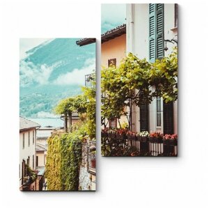 Модульная картина Вид на улицу в Италии40x50