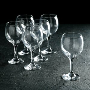 Набор стеклянных бокалов для вина Bistro, 290 мл, 6 шт (комплект из 2 шт)