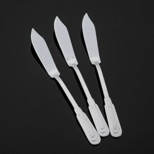 Набор столовых ножей для рыба на 3 персоны, Zepter, сталь, Швейцария, 1990-2010 гг.