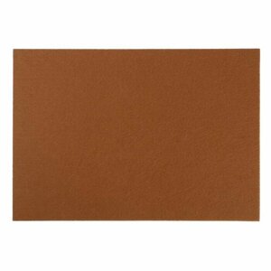 Накладка для мебели из войлока, 210х300 мм, клейкая поверхность, цвет светло-коричневый