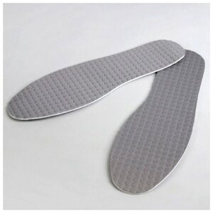 ONLITOP Стельки для обуви, универсальные, с массажным эффектом, 32-45 р-р, пара, цвет серый