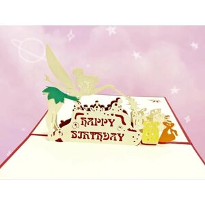 Открытка 3D "Happy Birthday"
