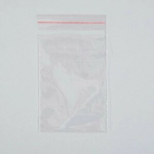 Пакет zip lock 8 х 18 см, 30 мкм, 100 штук