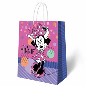 Подарочный пакет ND Play "Minnie Mouse", 2D, большой, 330х455х100 мм (298529)