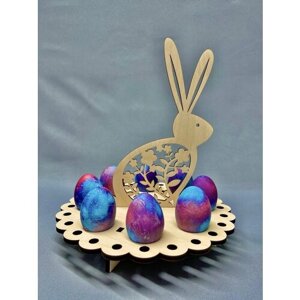 Подставка для яиц с кроликом Пасхальная 1 шт