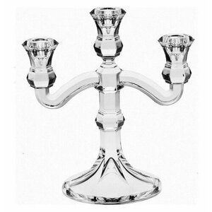 Подсвечник 25,5 см 3-х рожковый Crystal Bohemia "Candlesticks"104648