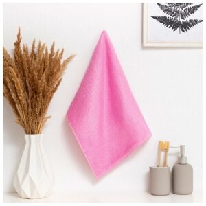 Полотенце махровое Этель цвет розовый 30х60см, 350 г/м2, 70% хлопок,30% бамбук